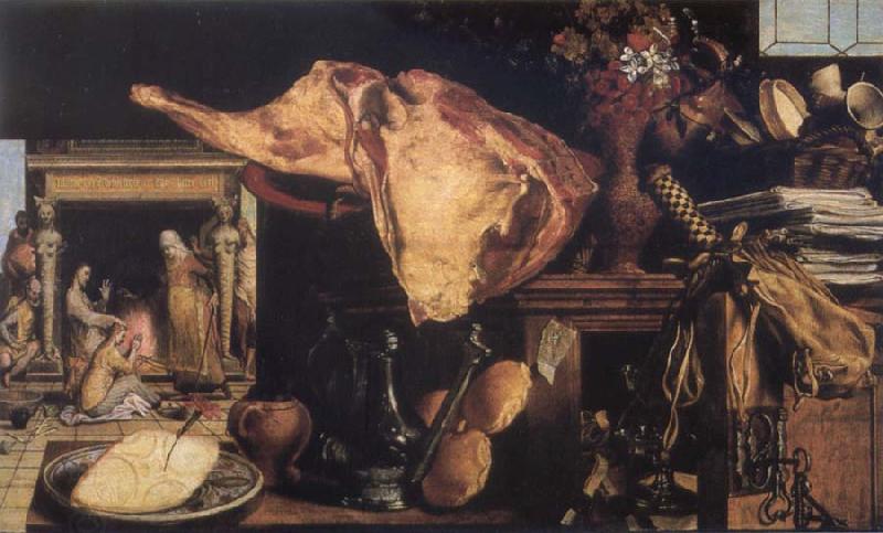 Pieter Aertsen Vanitas still-life in the background Christ in the House of Mary and Martha China oil painting art
